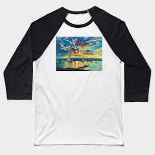 Geneva Jet d'Eau | Baseball T-Shirt